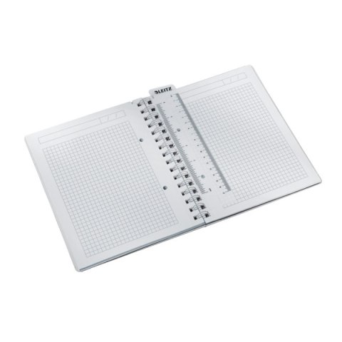 Kołonotatnik w kratkę A5 PP Leitz WOW, zielony 46410054 .