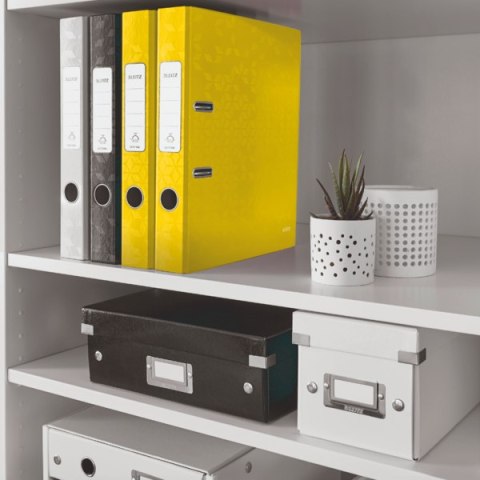 Segregator z mechanizmem WOW Leitz 180, A4/50mm, żółty 10060016 .