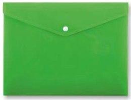 Teczka A4 kopertowa na zatrzask zielona PP-113 TT7594