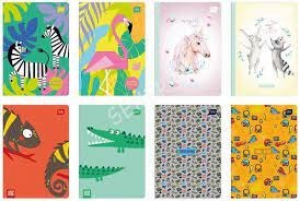 Zeszyt_ A5 32k. kolorowa kratka mix INTERDRUK