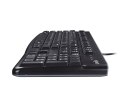 Klawiatura LOGITECH K120 USB przewodowa czarna