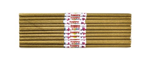 Bibuła marszczona 50x200cm, złoty, 10 szt., HAPPY COLOR, HA 5020-11