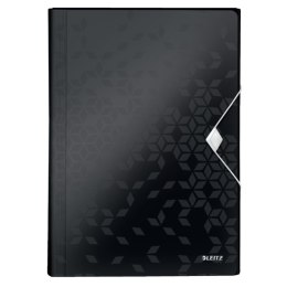 Teczka z 6 przegródkami PP Leitz WOW, czarna 45890095 .