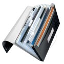 Teczka z 6 przegródkami PP Leitz WOW, czarna 45890095 .