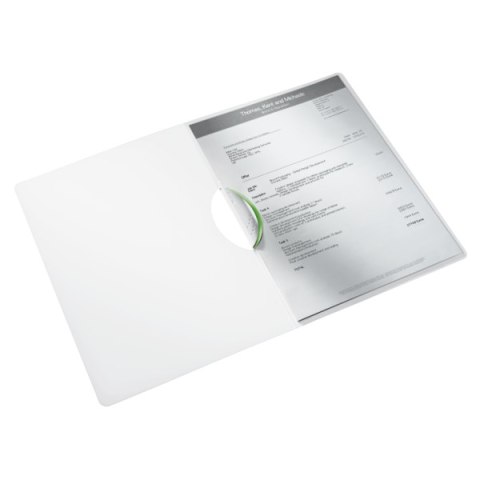 Skoroszyt z klipsem Leitz WOW, zielony 41850054 .