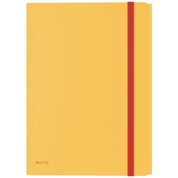 Teczka z gumką i kieszonką Leitz Cosy, PP, żółta 46190019 A4 .
