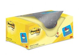 Karteczki samoprzylepne Post-it_ _16 bloczków + 4 GRATIS, każdy po 100 żółtych karteczek 38x51mm _653CY-VP20 3M-UU009543503