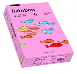 Papier xero kolorowy A4 80g 500 ark. RAINBOW R55 różowy 88042541