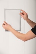 Ramka plakatowa DURAFRAME SUN A4 srebrna (2) 484123 DURABLE