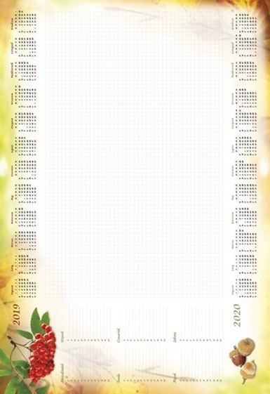 Terminarz-Planer B3 z listwą 2026 Jarzębina Michalczyk i Prokop T-2-B3-6 kalendarz