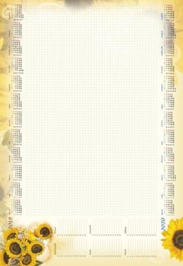 Terminarz-Planer B3 z listwą 2026 Słoneczniki Michalczyk i Prokop T-2-B3-3 kalendarz