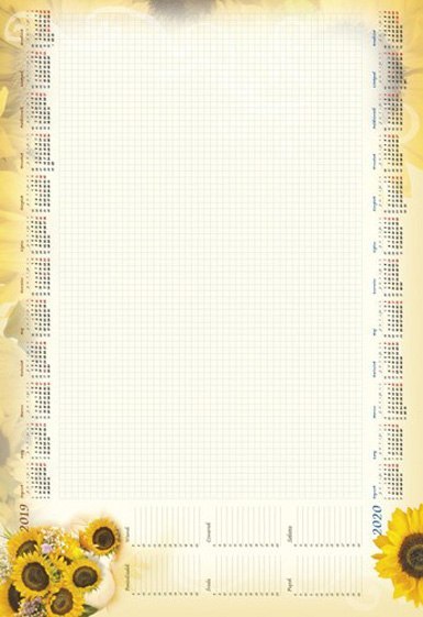 Terminarz-Planer B3 z listwą 2026 Słoneczniki Michalczyk i Prokop T-2-B3-3 kalendarz