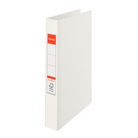 Segregator Esselte A4 z 4 kółkami, grzbiet 42 mm, biały, 14457