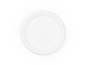 Talerz z trzciny cukrowej 26cm, biały, op. 50 szt. 29273