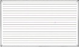 Tablica suchościeralna- magnetyczna 170x100cm trójlinia biała TSU17103L 2x3