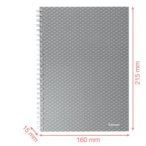 Kołonotatnik ColournullBreeze A5, w kratkę, koralowy Esselte 628468