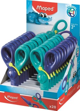 Nożyczki KIDIPULSE 12 cm dla dzieci z odbojnikiem Maped 472112 .