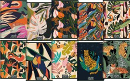 Zeszyt_TOP 2000 COLLAGE TROPICS A5 96k 70g mix linia z marginesem 400157940 SALE