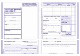 Polecenie wyjazdu służbowego, A5 40 kartek, 10-505-3 DOTTS