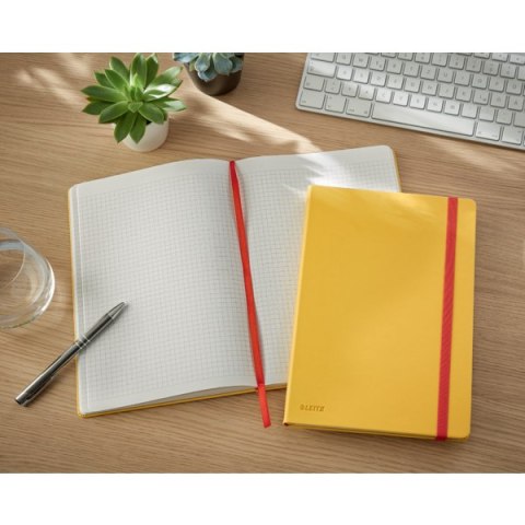 Notatnik Leitz Cosy, B5, kratka, żółty 44820019 .