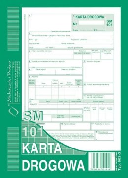 Karta drogowa A5, 80 kartek offset, 10-802-3 DOTTS