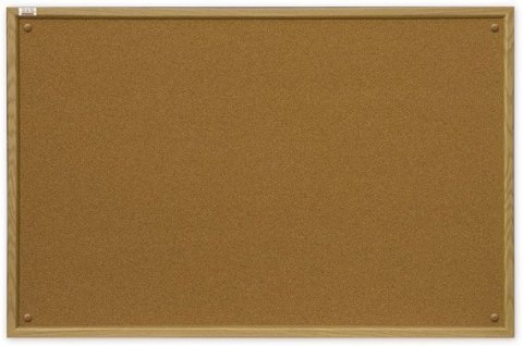 Tablica korkowa w ramie drewnianej 150x100cm OFFICE TC1510/C zo 2X3
