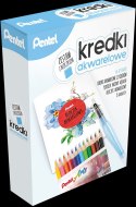 Zestaw akwarelowy ZESTAW CB9-12-FRH-B PENTEL .