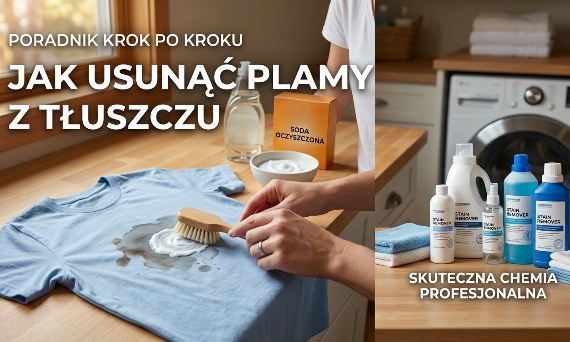 Jak usunąć plamy z tłuszczu? Poradnik krok po kroku [Sprawdzone sposoby]